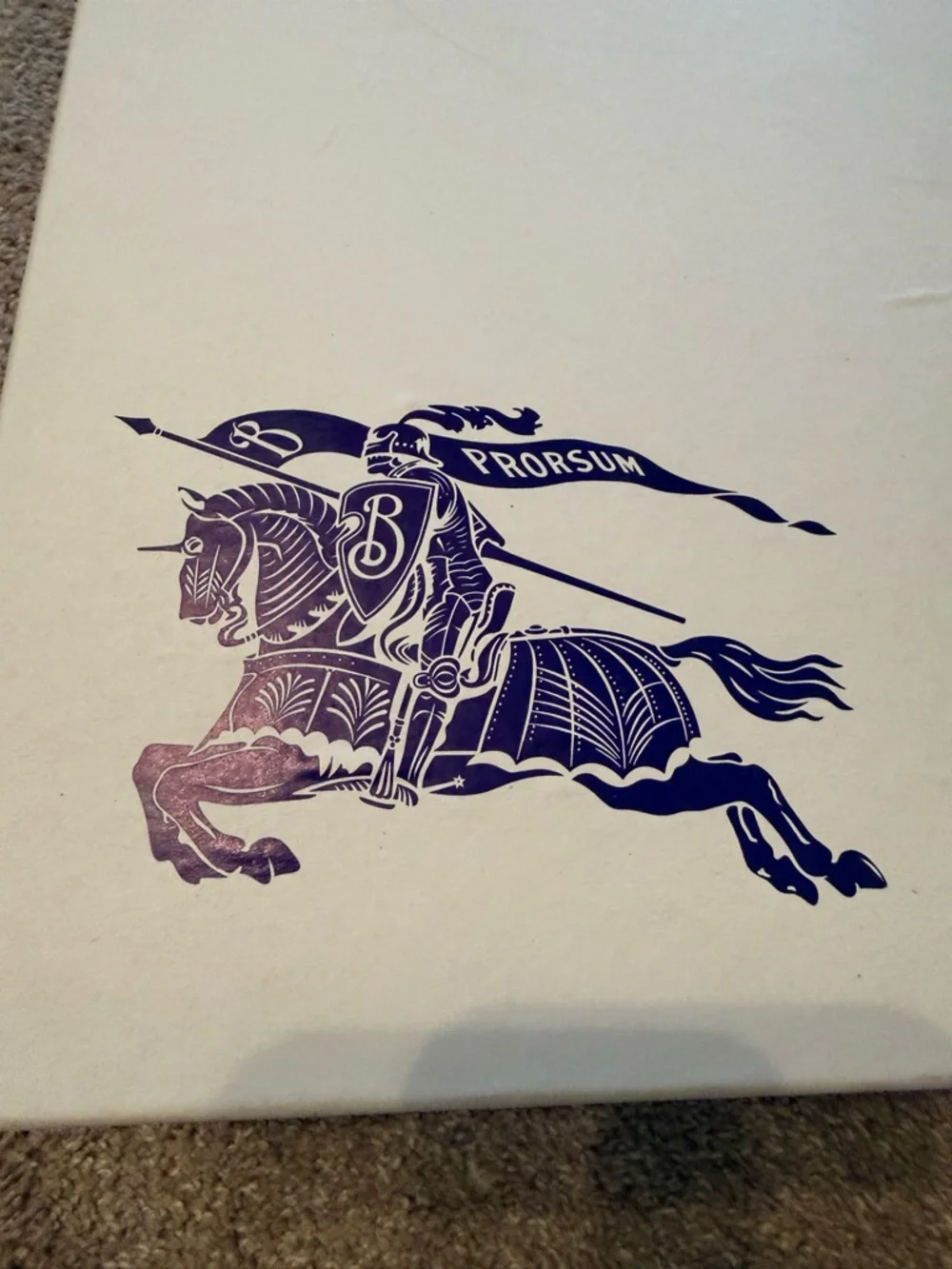 Burberry Blue & White Sneakers - Picture 12 of 14